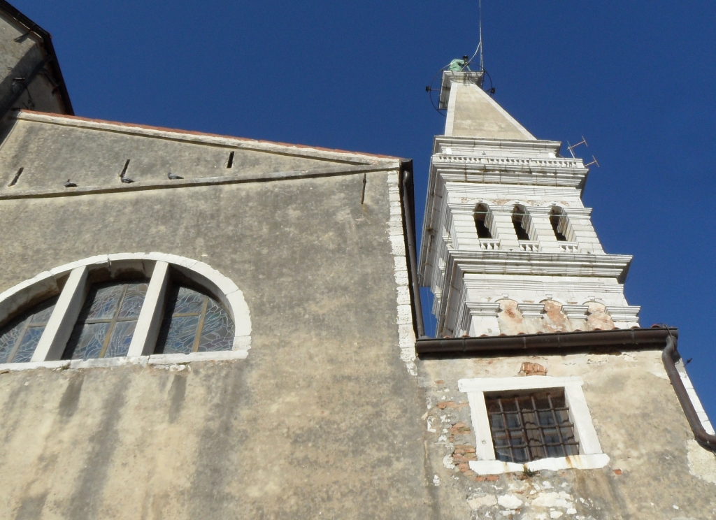 Church in old town of Rovinj
